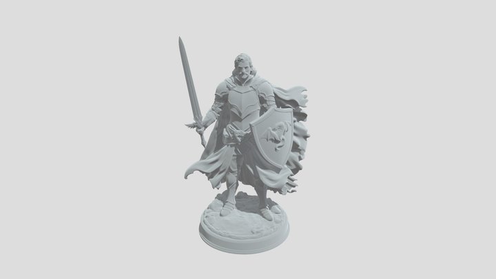 Stormblade Dragon Knight 3D Model