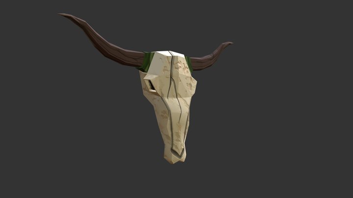 Skull prop game - 4 The Kingdom - 3D Model