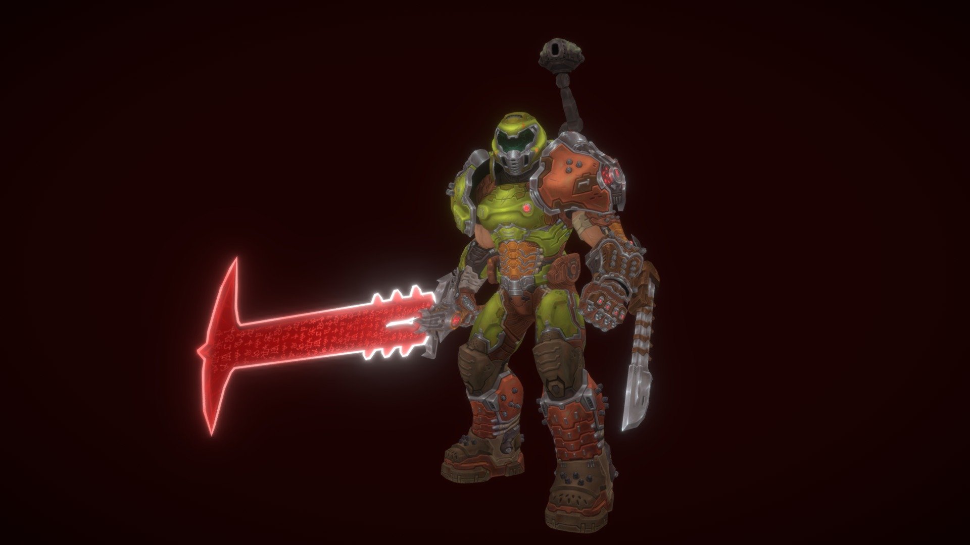 Doomslayer - Doom Eternal - 3D model by ZMAY (@BOLOVORIX) [5350498 ...