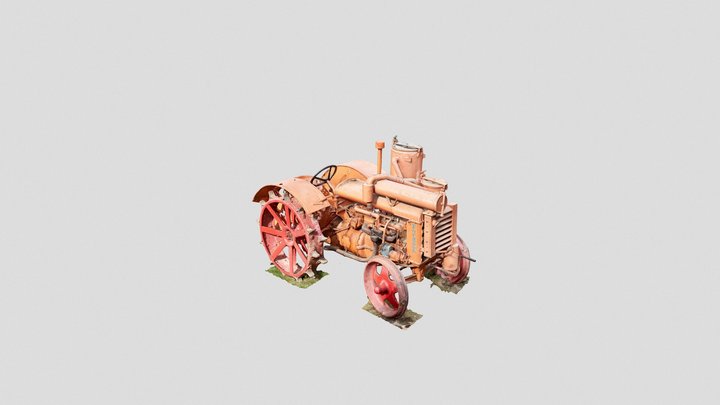 Fordson tractor 3D Model