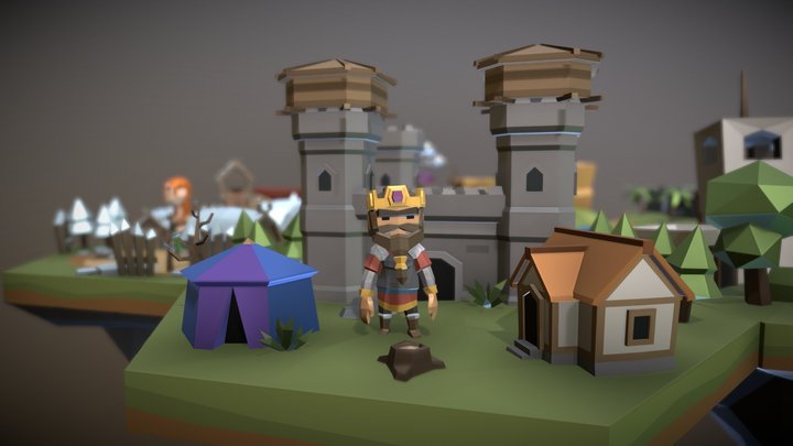 Scene 1no Center 3D Model