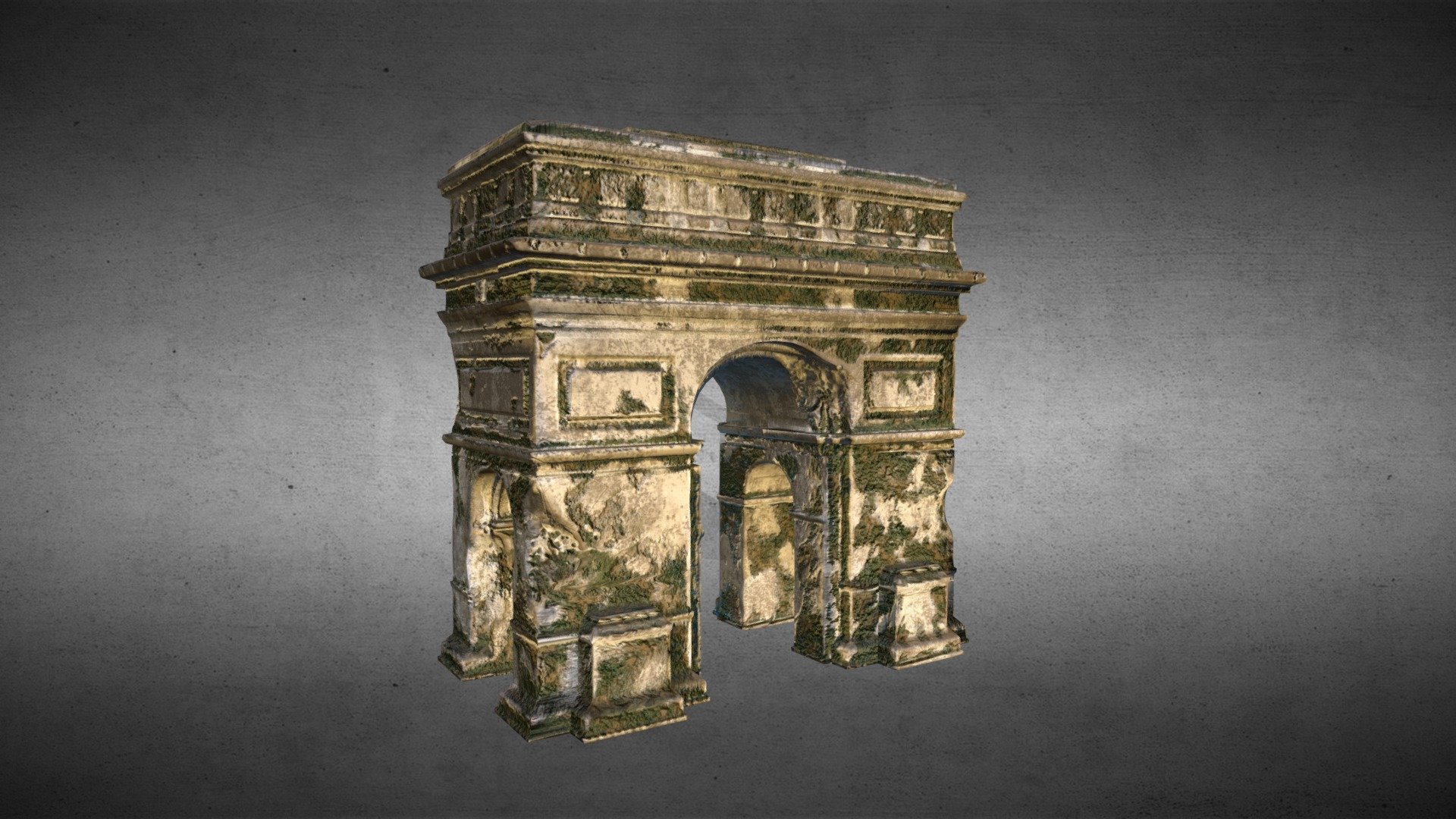 Arc de Triomphe  destroyed