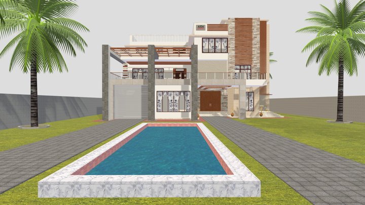 Coconut Villa 3D Model
