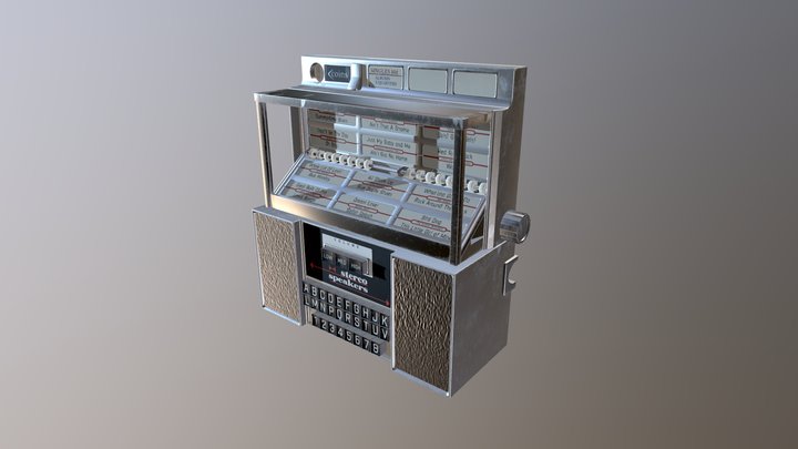 Seeburg Sc1 Wallbox Jukebox 3D Model