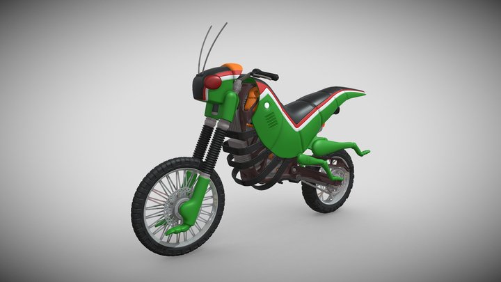 Battle Hopper - Kamen Rider Black 3D Model