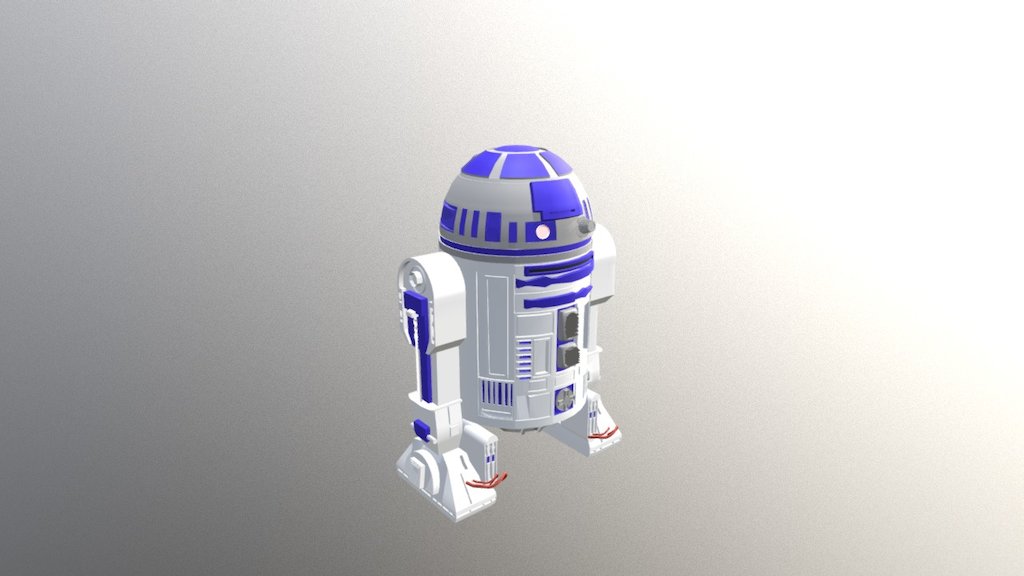 R2d2 - 3D model by alinfl [5353493] - Sketchfab