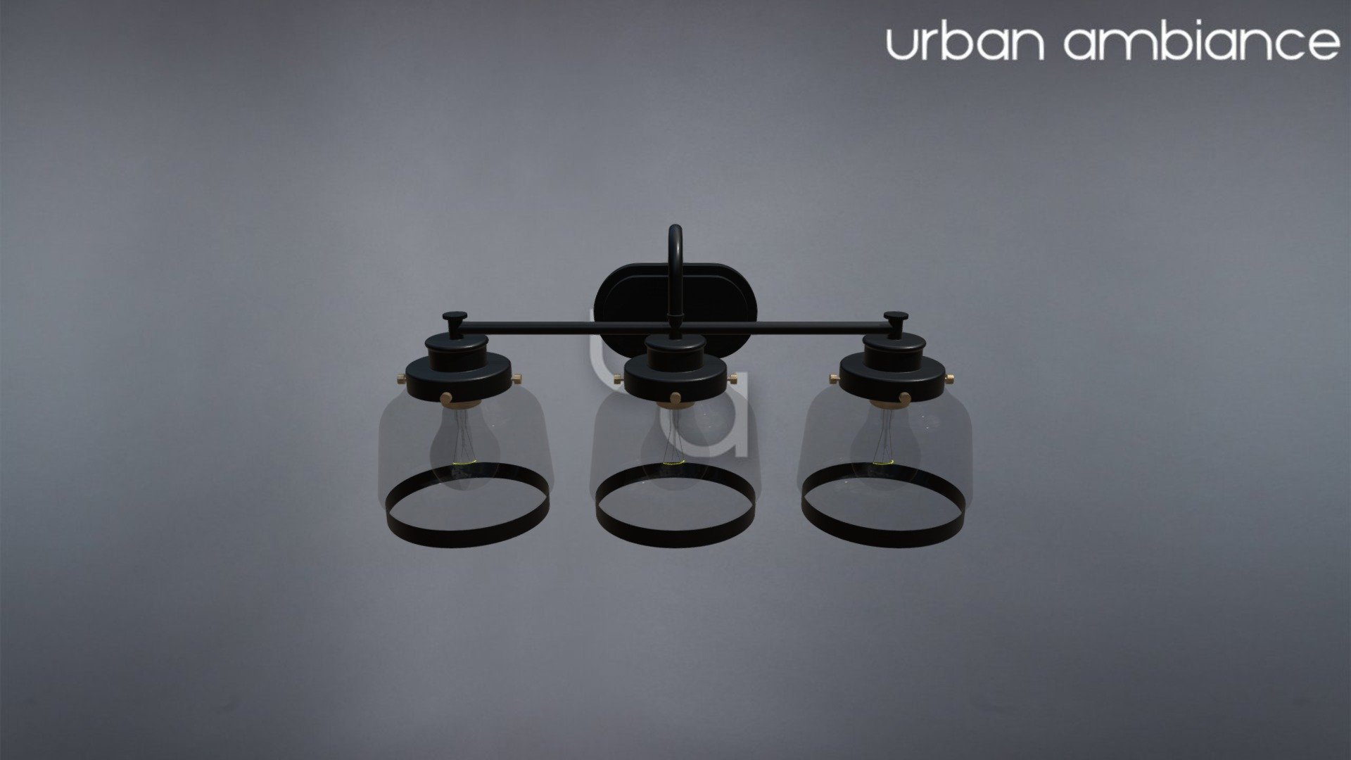UHP2539 Luxe Industrial Bathroom Vanity Light, 11.25\, image size:1920x1080