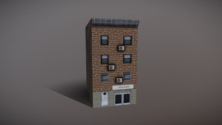 Lowpoly Apartment – Free 3D Model STL