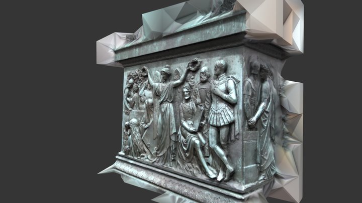 Base della Statua di Goethe – Berlino 3D Model