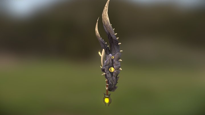 Dragon sword 3D Model