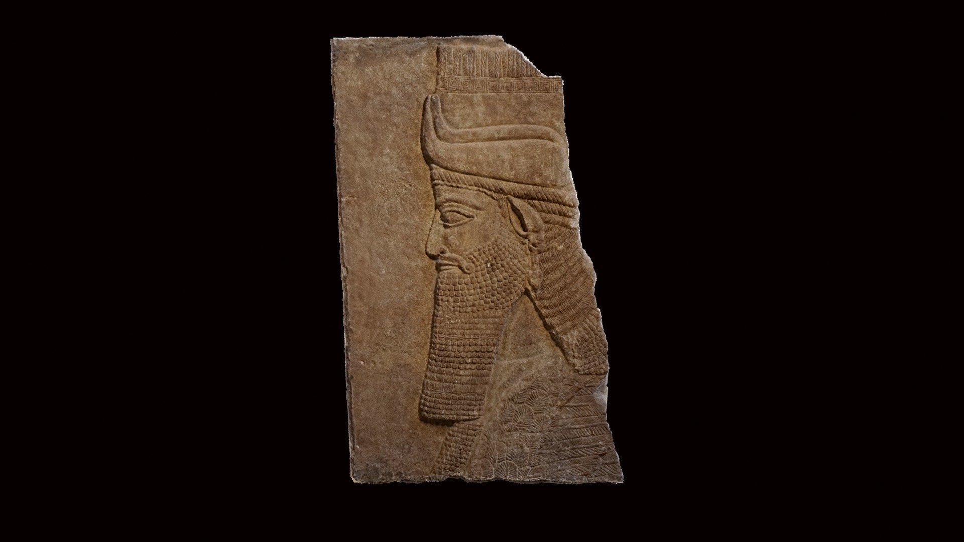 Bearded man from Tiglath-Pileser III's Palace