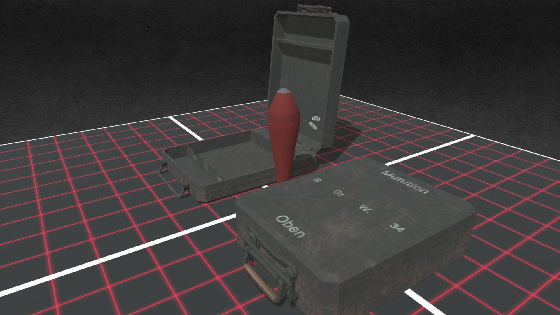 Grenade Box - WW2 Carentan Scene