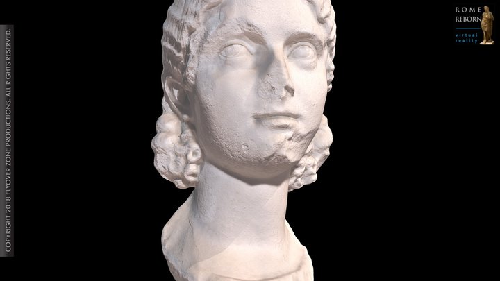 3D rendering of Roman Woman
