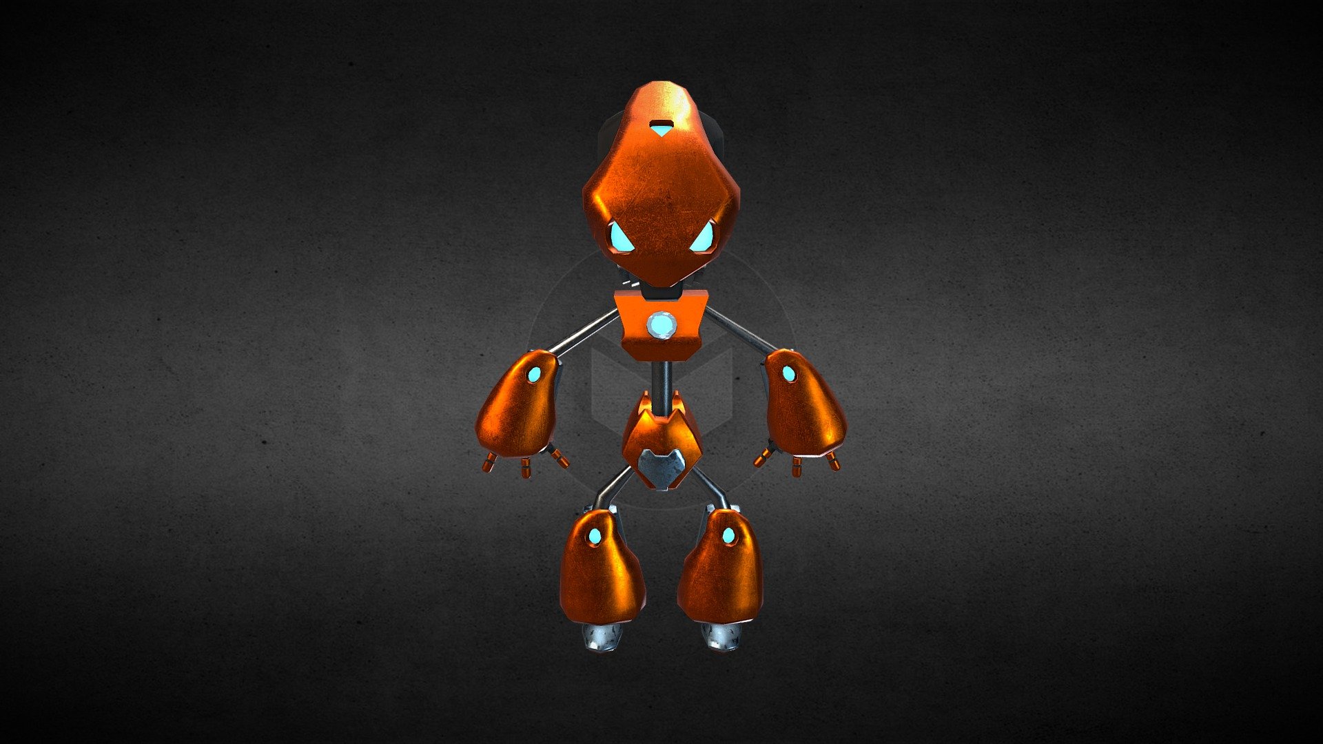 Robot Character - 3D model by Rik.K [5355ca0] - Sketchfab