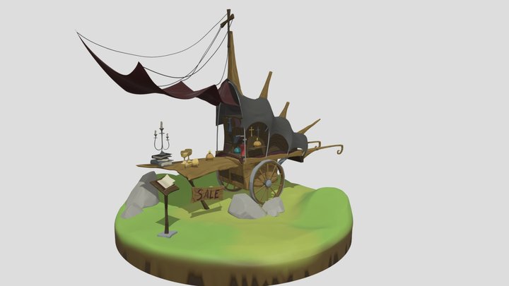 2DAE18_BervoetsFlore_Wagon 3D Model