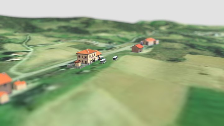 Stazione di Rotonda a Viggianello 3D Model