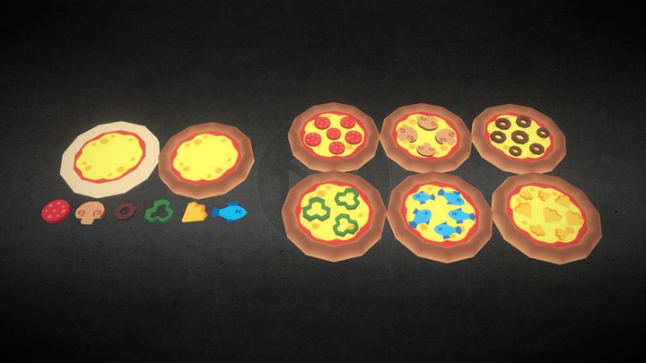 Pizza 3D models - Sketchfab