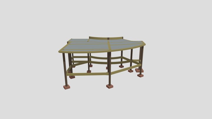CASA MODULAR INVERTIDA -(FRENTE) 3D Model