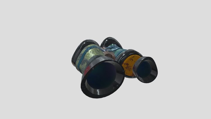 Hello neighbor 2 alphas binoculars 3D Model