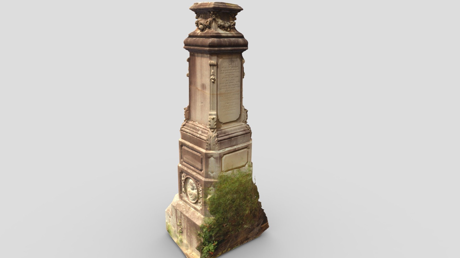 Carved Memorial - Rookwood Cemetery Sydney