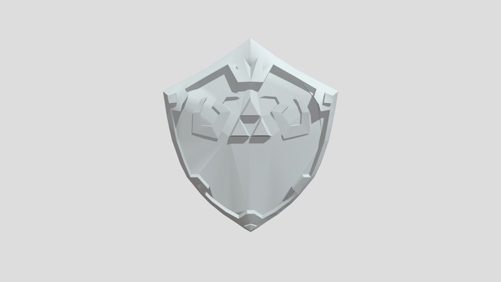 Legend of Zelda Shield 3D Model