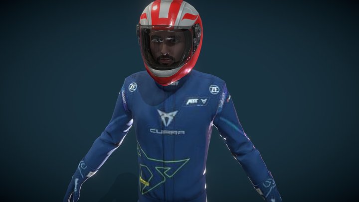 bike rider 3d.🏍 3D Model