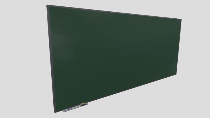 Chalkboard 3D Model