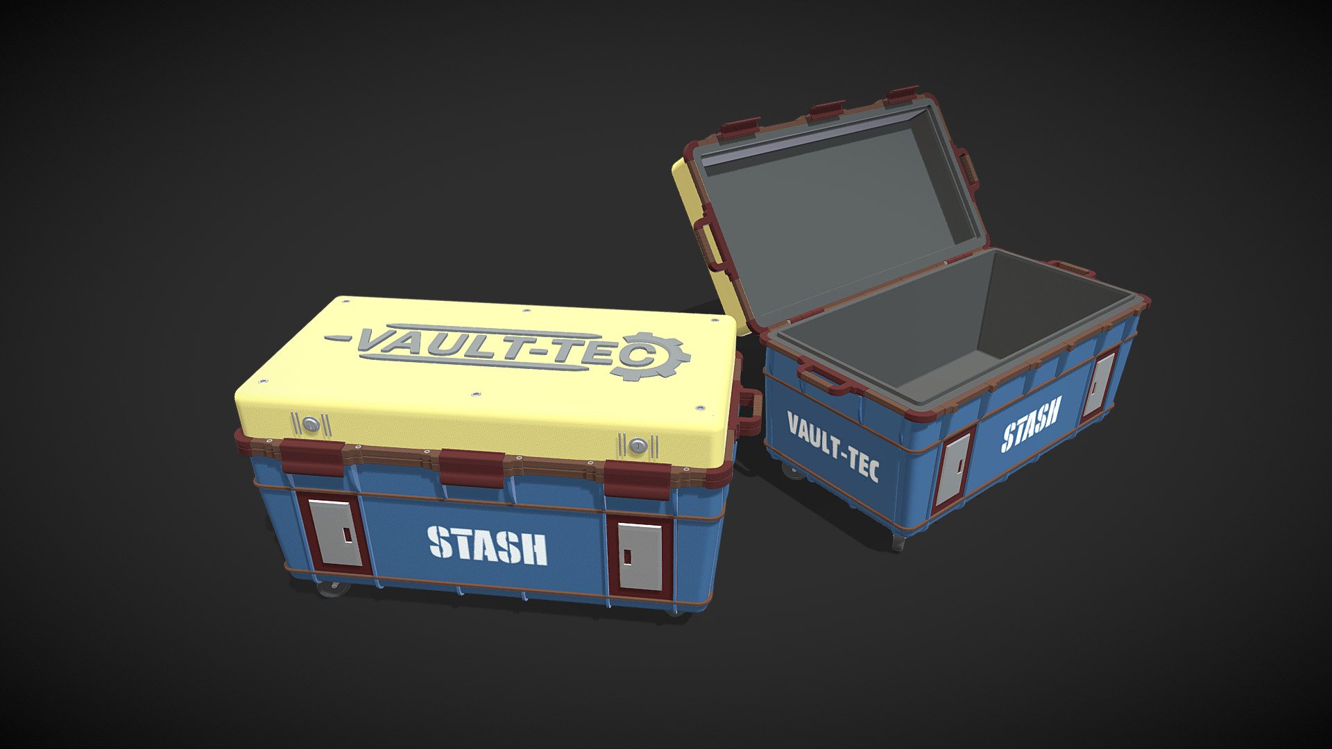 Vault Tec Stash Box - Buy Royalty Free 3D model by COSEDIMARCO [535a12b ...