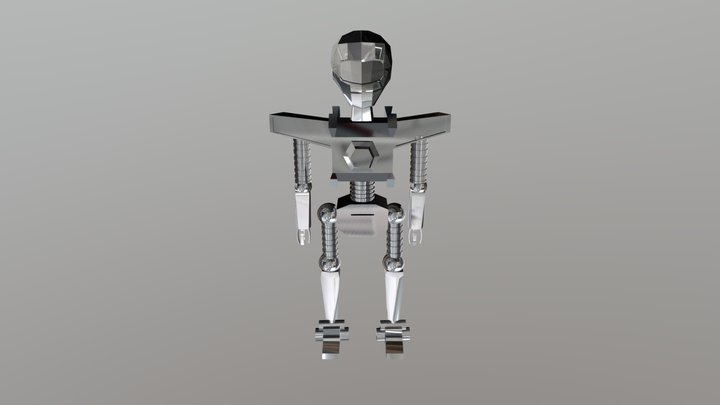 RRR Red Ranger Robo 3D Model