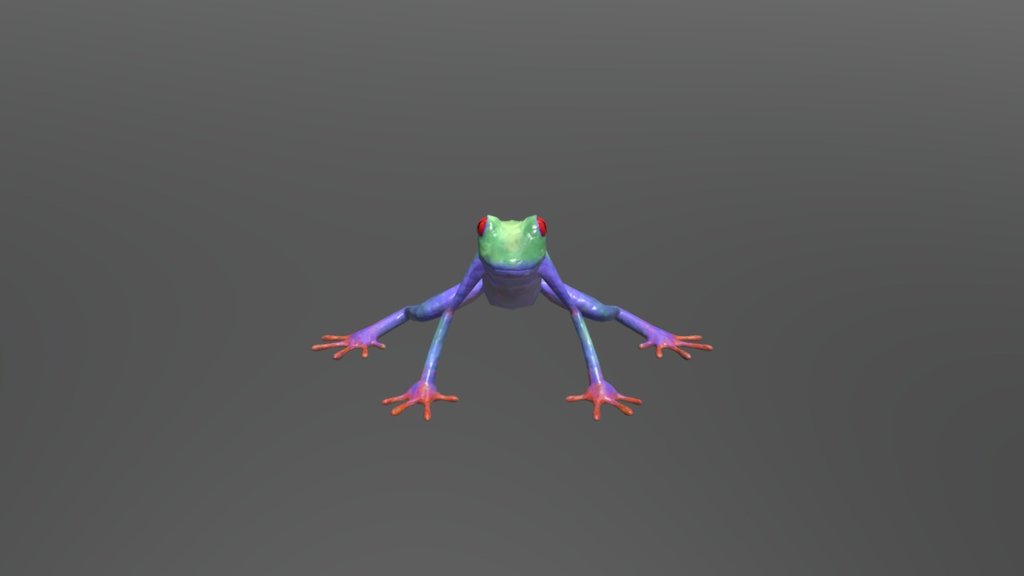 331 Organic Frog - 3D model by meglynne [535a54a] - Sketchfab