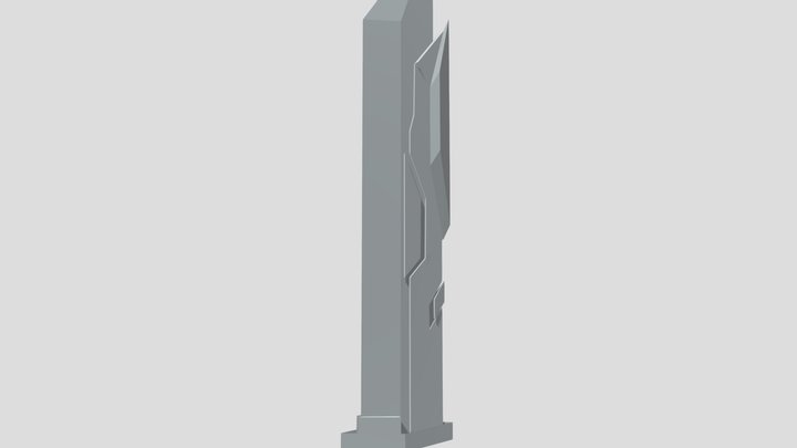 A very unconventional sword 3D Model