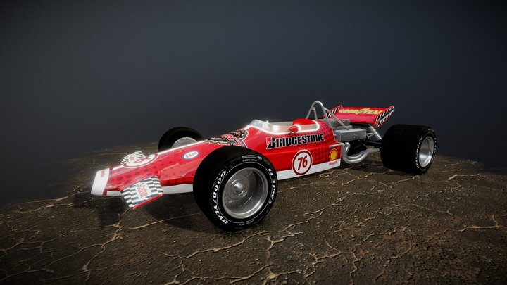 Racecar 3D Model