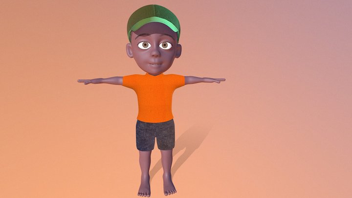 My first Character: Pablito 3D Model