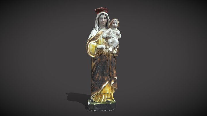 La Virgen del Carmen 3D Model