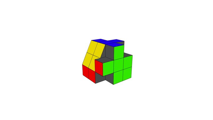 Complicated Cube 3D Model