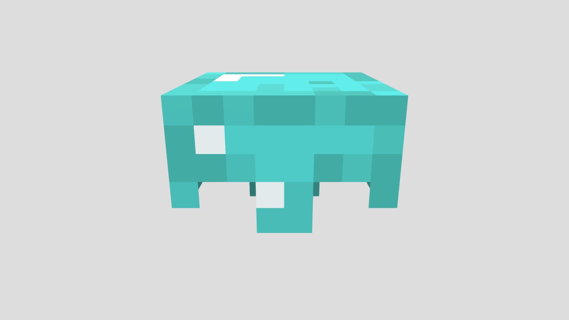 Minecraft Diamond Helmet - Download Free 3D model by sahkaofficial  (@sahkaofficial) [535cce6]