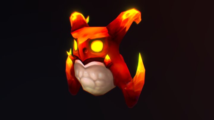 [ Handpainted Lowpoly ] Infernal Lord – Modello 3D gratuito STL