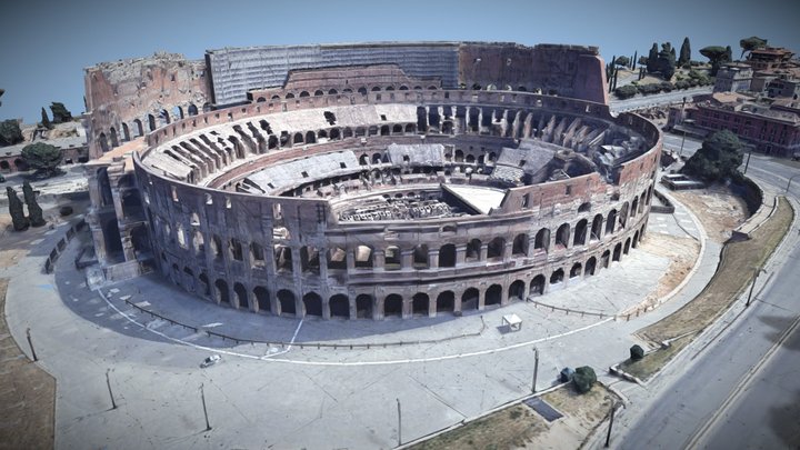Colosseum, Rome, Italy – Kostenloses 3D-Modell STL