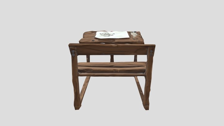 INK DESK 3D Model