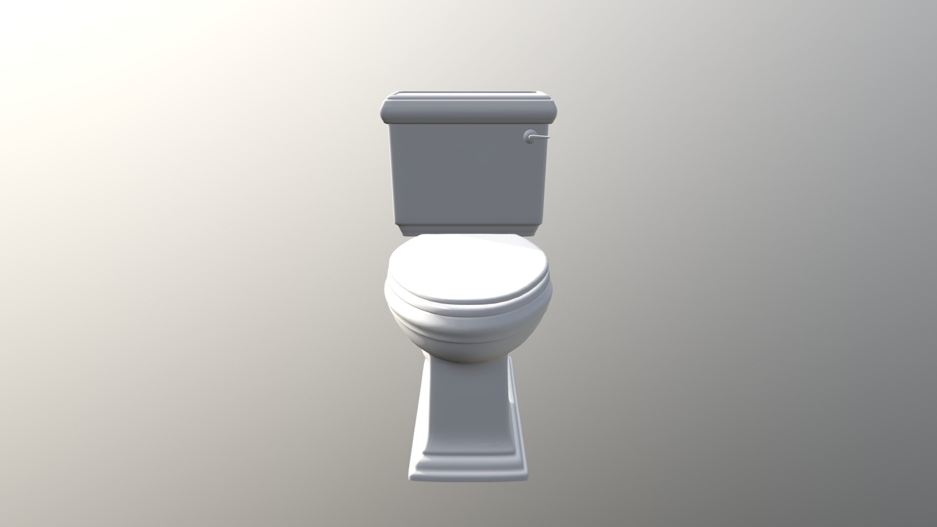 Memoirs Close Coupled Toilet - Download Free 3D model by ...