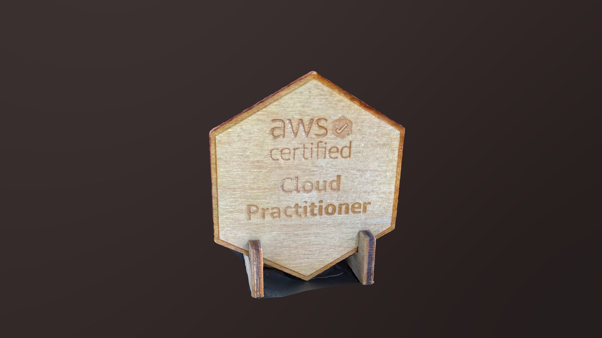 AWS Practitioner Lasercut Badge - 3D model by casperbart [535e9e9 ...