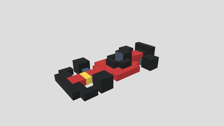 F1 Ferrari 3D Model