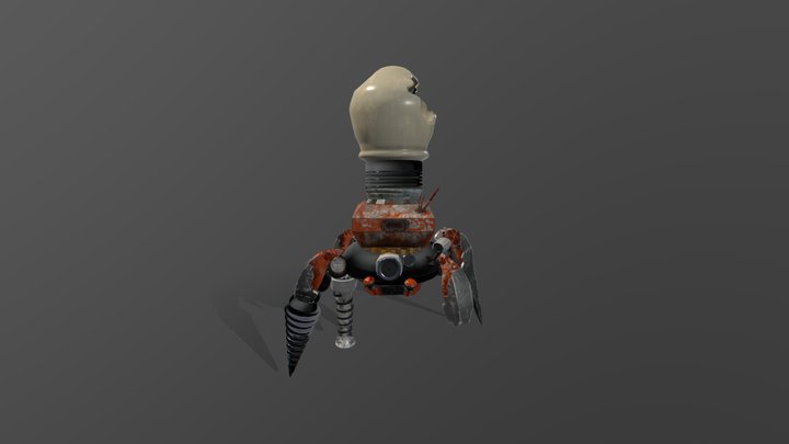 Spider mech Work 3D Model
