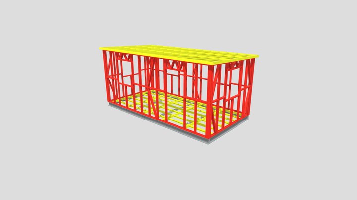 Site Shed 3D Model