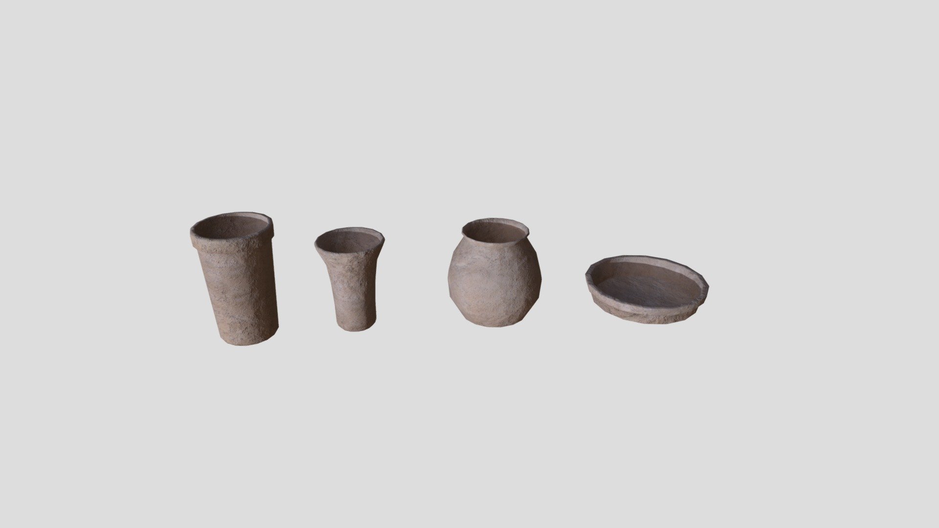 Clay Pots Pack - Buy Royalty Free 3D model by kambur [536050b ...