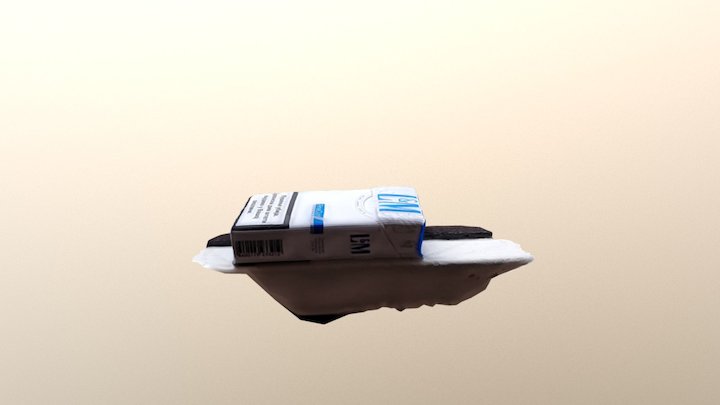 Cigarettes box By XZP 3D Model