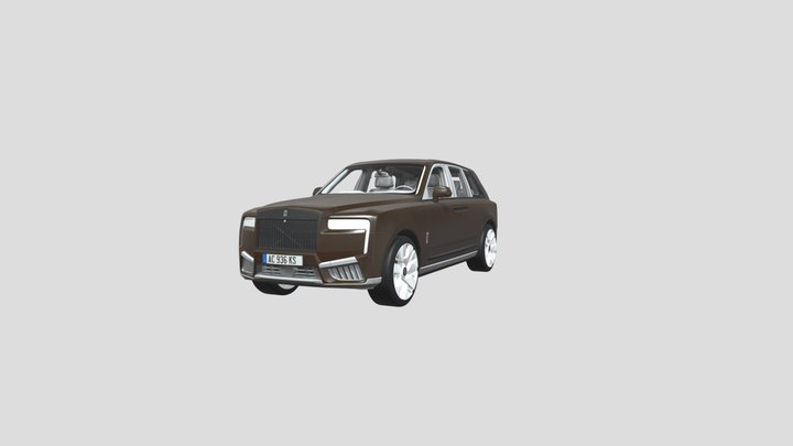 2026 Rolls- Royce Cullinan 3D Model