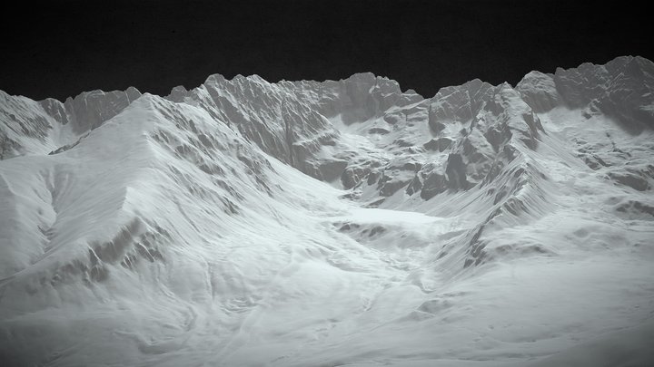 Tatry - Cała Orla Perć - model uproszczony 3D Model