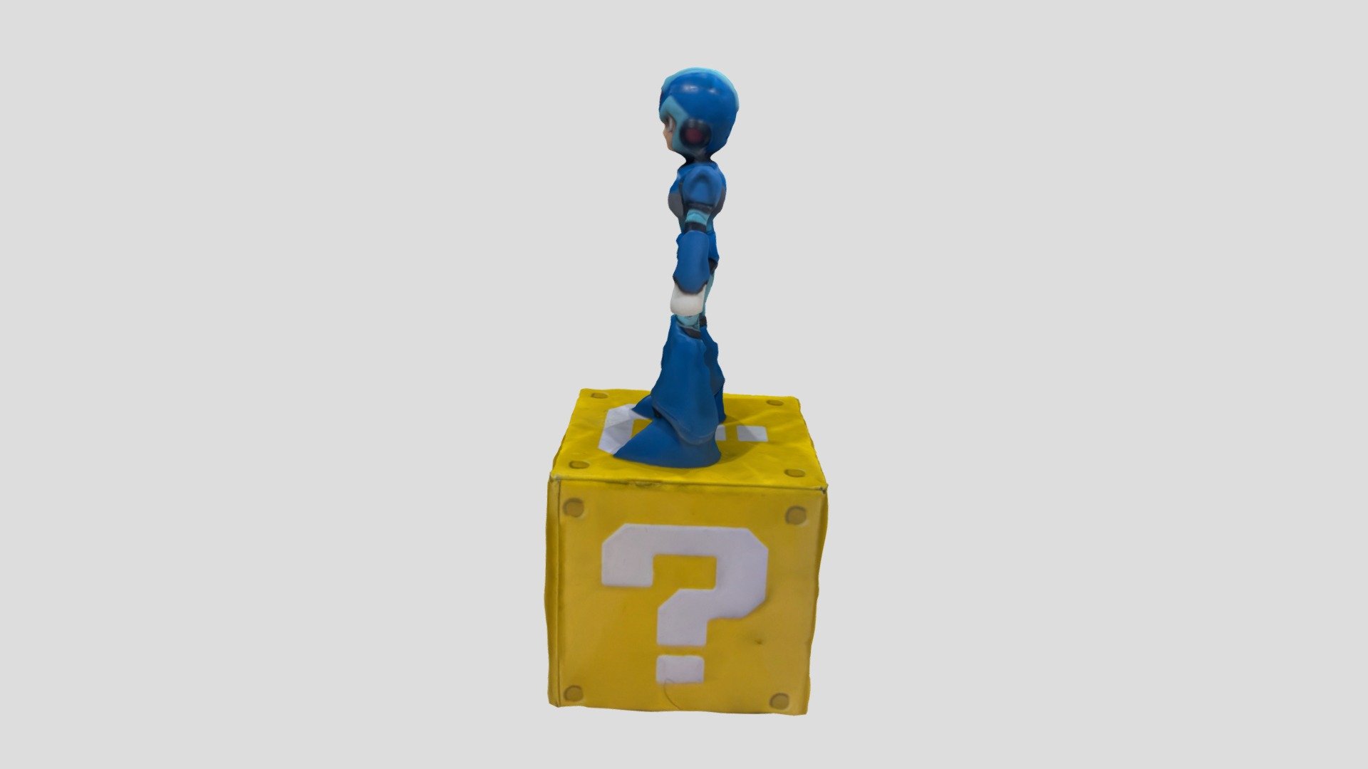 Mega Man X on Question block