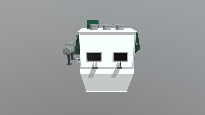 Ribbon Type Mixer 3D Model